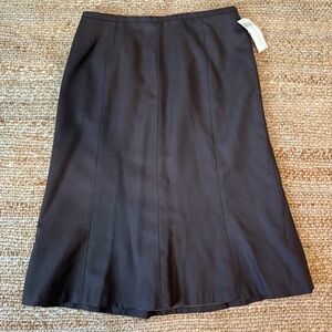 NWT Charter Club Wool Skirt - Coffee Brown - Size 10